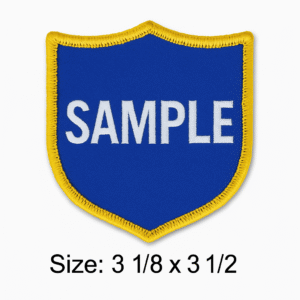 Alabama Flag Shield PatchPack of 3