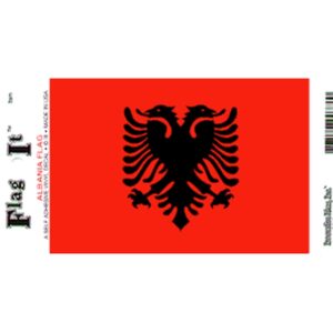 Albania Flag DecalPack of 6