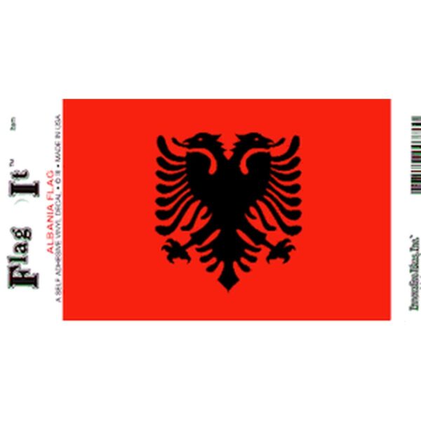 Albania Flag DecalPack of 6
