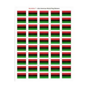 African American Sheet of 50 Stickers