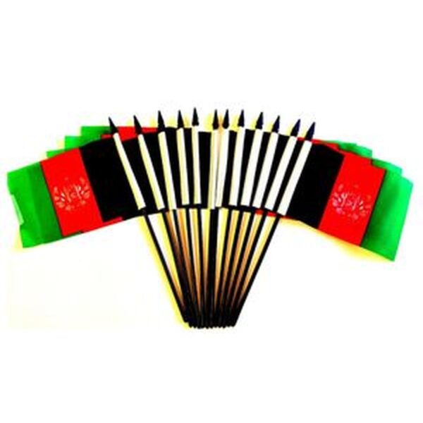 Afghanistan Miniature Flags - 12 Pack