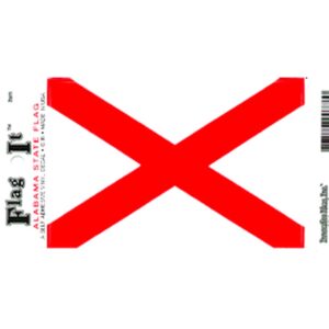 Alabama Flag DecalPack of 6