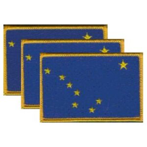 Alaska Flag PatchPack of 3