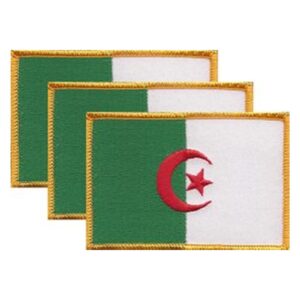 Algeria Flag PatchPack of 3