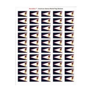 American Samoa Sheet of 50 Stickers