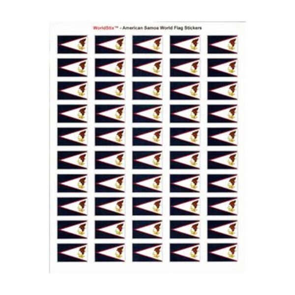 American Samoa Sheet of 50 Stickers