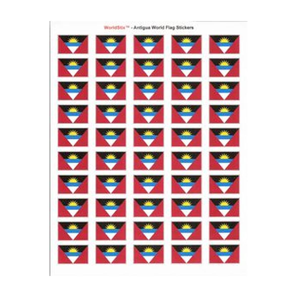 Antigua & Barbuda Sheet of 50 Stickers