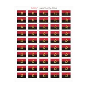 Angola Sheet of 50 Stickers