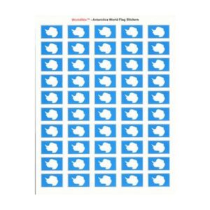 Antarctica Sheet of 50 Stickers