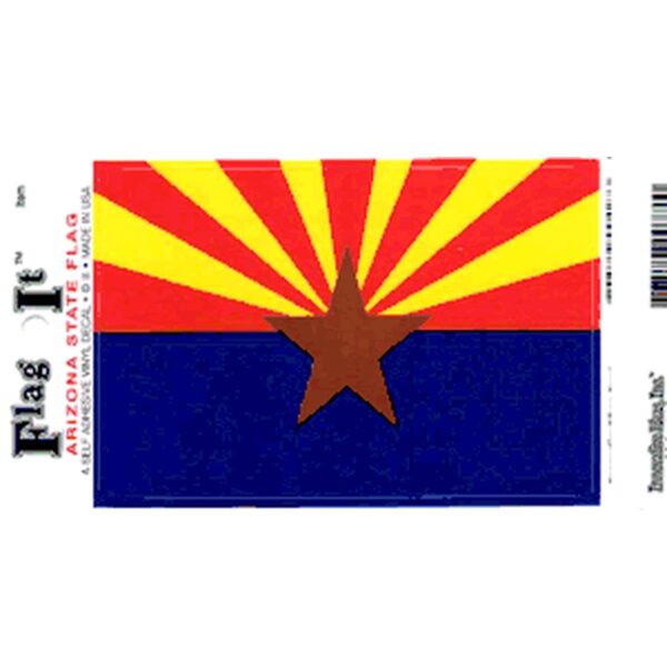 Arizona Flag DecalPack of 6