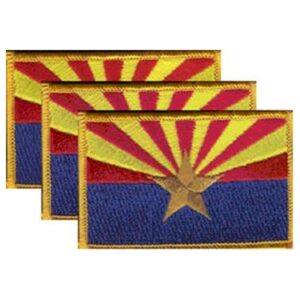 Arizona Flag PatchPack of 3