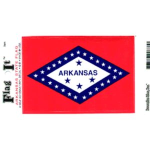 Arkansas Flag DecalPack of 6
