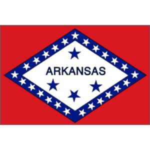 Arkansas Polyester Flag