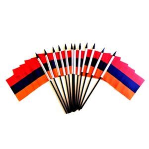 Armenia Miniature Flags – 12 Pack