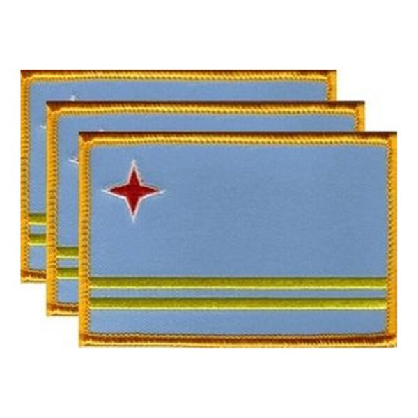 Aruba Flag PatchPack of 3