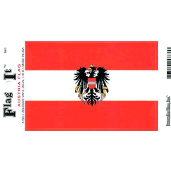 Austria Flag DecalPack of 6