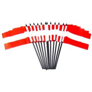 Austria Miniature Flags – 12 Pack