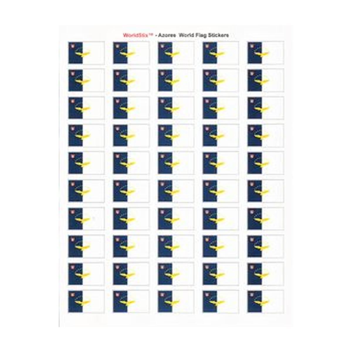 Azores Sheet of 50 Stickers
