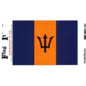 Barbados Flag DecalPack of 6