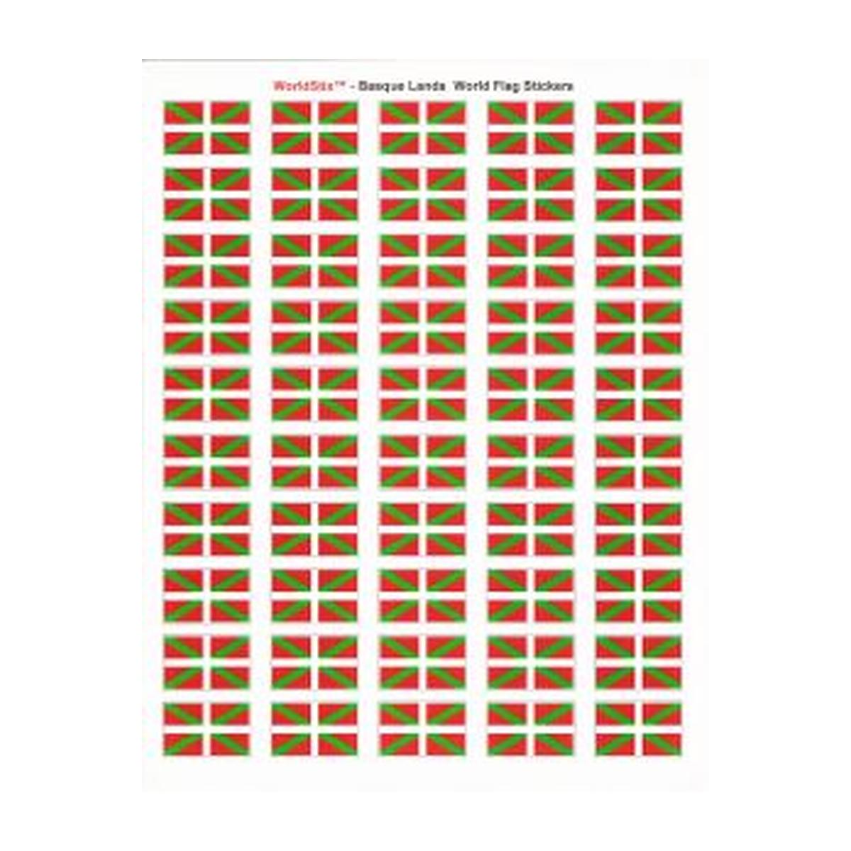 Basque Lands Sheet of 50 Stickers