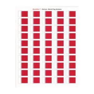 Bahrain Sheet of 50 Stickers