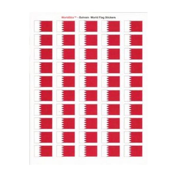 Bahrain Sheet of 50 Stickers