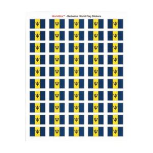 Barbados Sheet of 50 Stickers