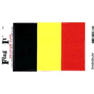Belgium Flag DecalPack of 6