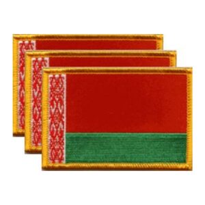 Belarus Flag PatchPack of 3
