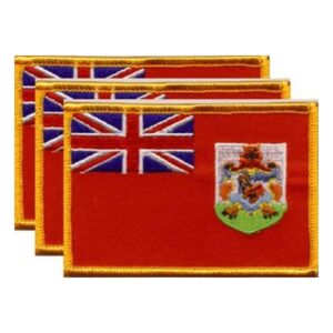 Bermuda Flag PatchPack of 3