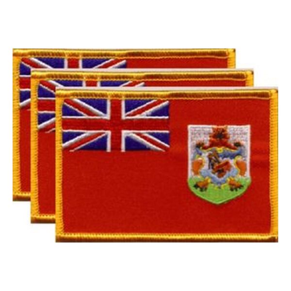 Bermuda Flag PatchPack of 3