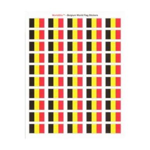 Belgium Sheet of 50 Stickers