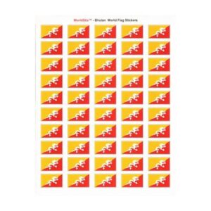 Bhutan Sheet of 50 Stickers