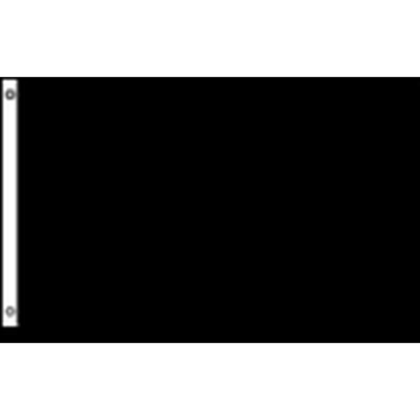 Black Solid Color Flag