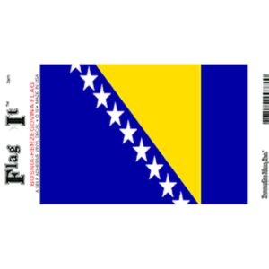 Bosnia-Herzegovina Flag DecalPack of 6