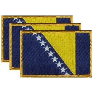 Bosnia Flag PatchPack of 3