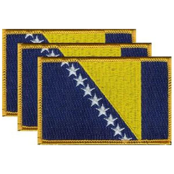 Bosnia Flag PatchPack of 3