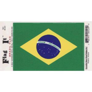 Brazil Flag DecalPack of 6
