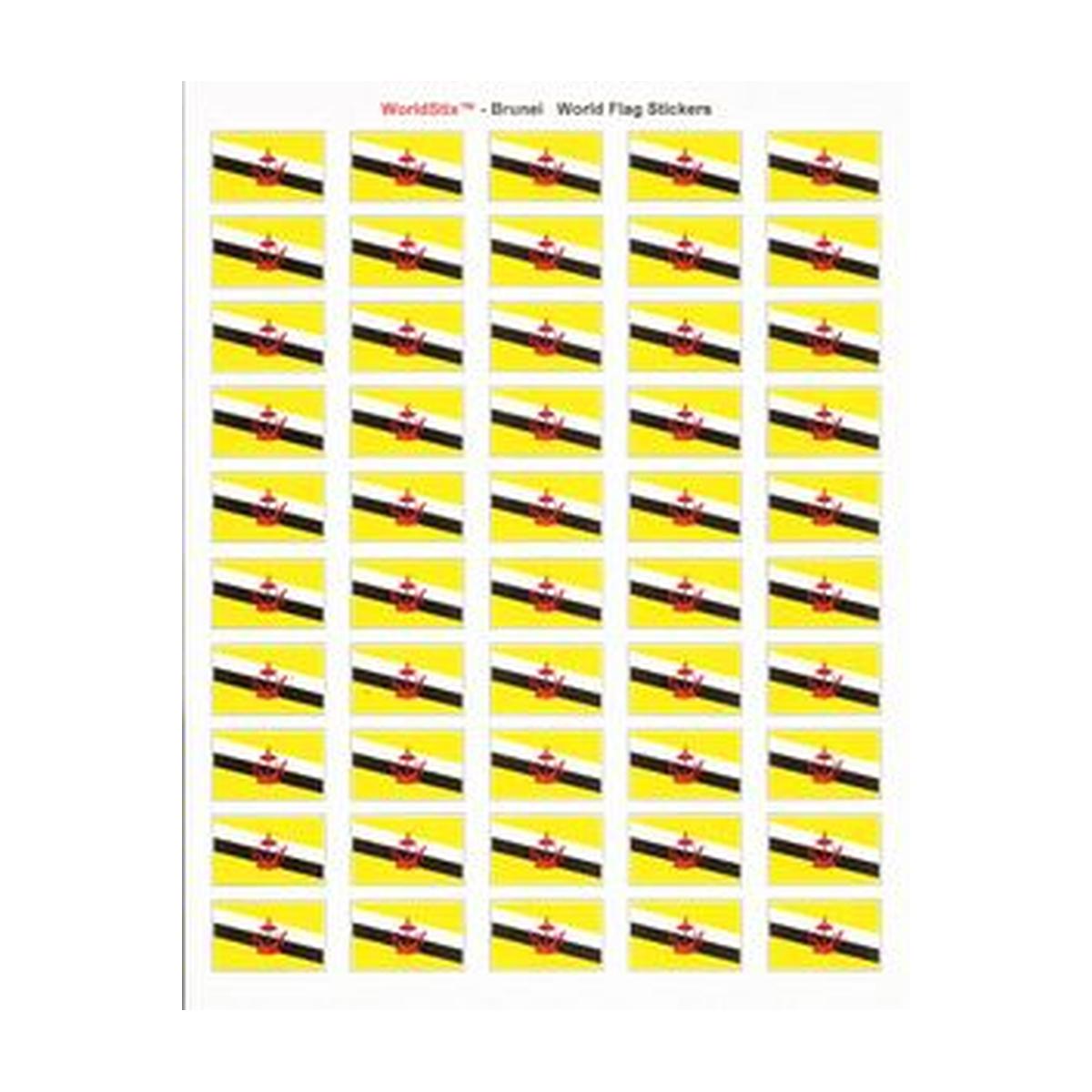 Brunei Sheet of 50 Stickers