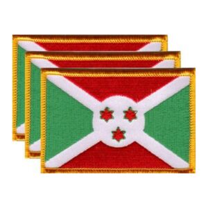 Burundi Flag PatchPack of 3
