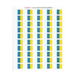 Canary Islands Sheet of 50 Stickers
