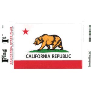 California Flag DecalPack of 6