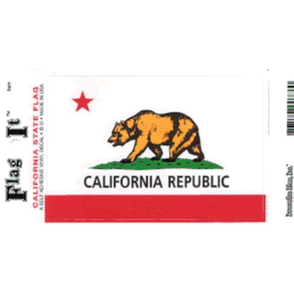 California Flag DecalPack of 6
