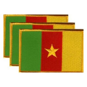 Cameroon Flag PatchPack of 3