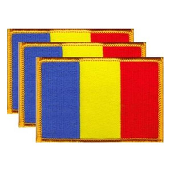 Chad Flag PatchPack of 3