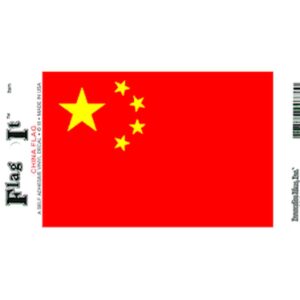China Flag DecalPack of 6
