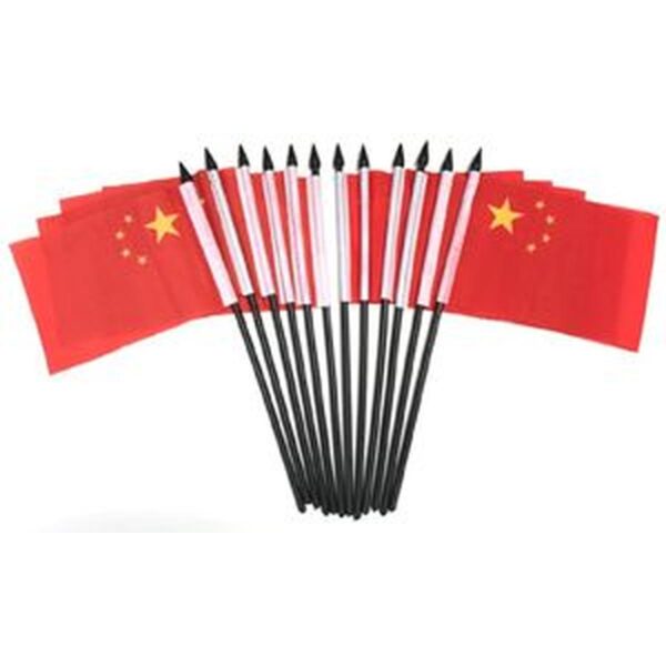 China Miniature Flags - 12 Pack