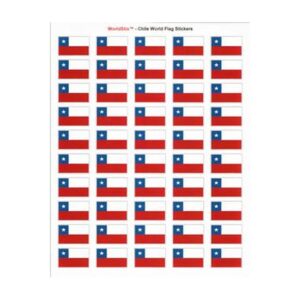 Chile Sheet of 50 Stickers