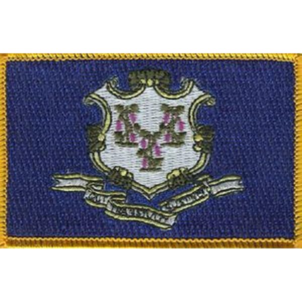 Connecticut Flag PatchPack of 3