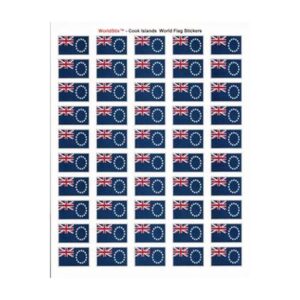 Cook Islands Sheet of 50 Stickers